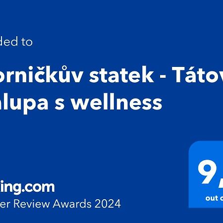 Skornickuv Statek - Tatova Chalupa S Wellness Za Priplatek Villa Hamr Bagian luar foto